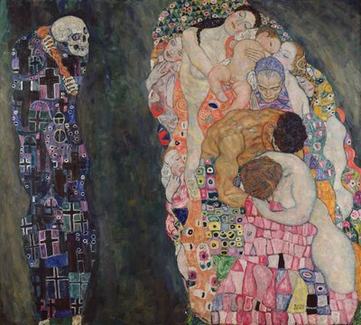 Morte e vita, c.1911 da Gustav Klimt